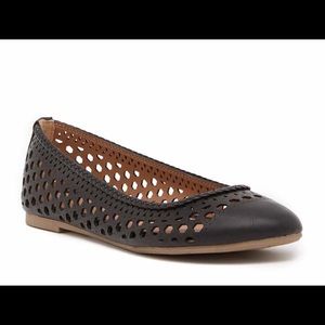 Brand new Report brand black Mandela flats.